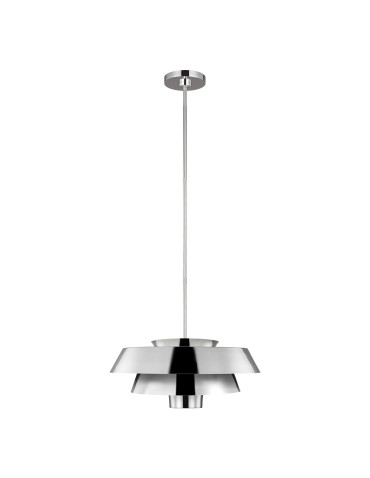 Elstead BRISBIN Pendant E27 1x60W Nickel FE-BRISBIN-PN