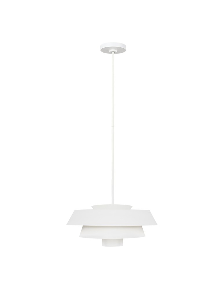 Pendant lamps - Elstead BRISBIN Pendant E27 1x60W White FE-BRISBIN-MW - product kolory-swiatla.pl 1