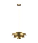 Pendant lamps - Elstead BRISBIN Pendant E27 1x60W Brass FE-BRISBIN-BB - product 1