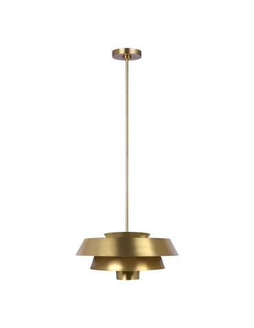 Elstead BRISBIN Pendant E27 1x60W Brass FE-BRISBIN-BB