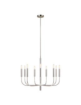 Elstead BRIANNA Chandelier E14 9x60W Nickel FE-BRIANNA9-PN