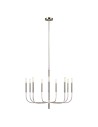 Elstead BRIANNA Chandelier E14 9x60W Nickel FE-BRIANNA9-PN