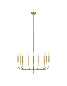 Elstead BRIANNA Chandelier E14 9x60W Brass FE-BRIANNA9-BB