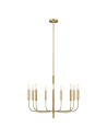 Elstead BRIANNA Chandelier E14 9x60W Brass FE-BRIANNA9-BB