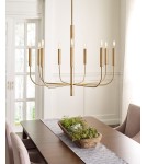 Chandelier chandeliers - Elstead BRIANNA Chandelier E14 9x60W Brass FE-BRIANNA9-BB - product 2