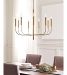 Chandelier chandeliers - Elstead BRIANNA Chandelier E14 9x60W Brass FE-BRIANNA9-BB - product 3