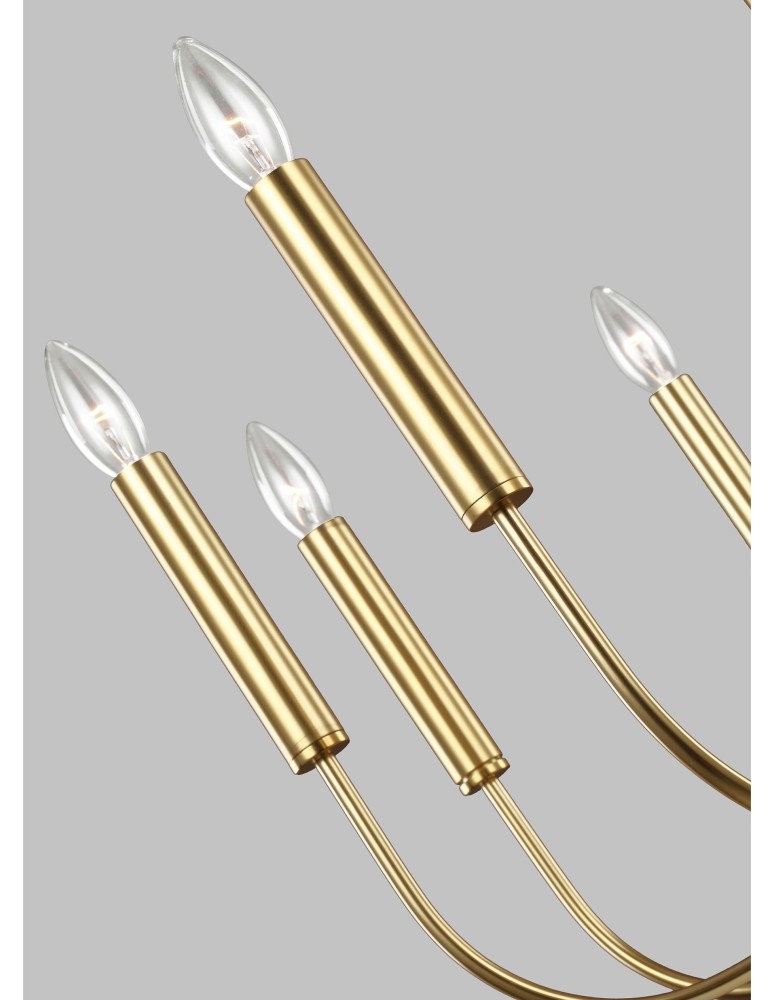 Chandelier chandeliers - Elstead BRIANNA Chandelier E14 9x60W Brass FE-BRIANNA9-BB - product kolory-swiatla.pl 4