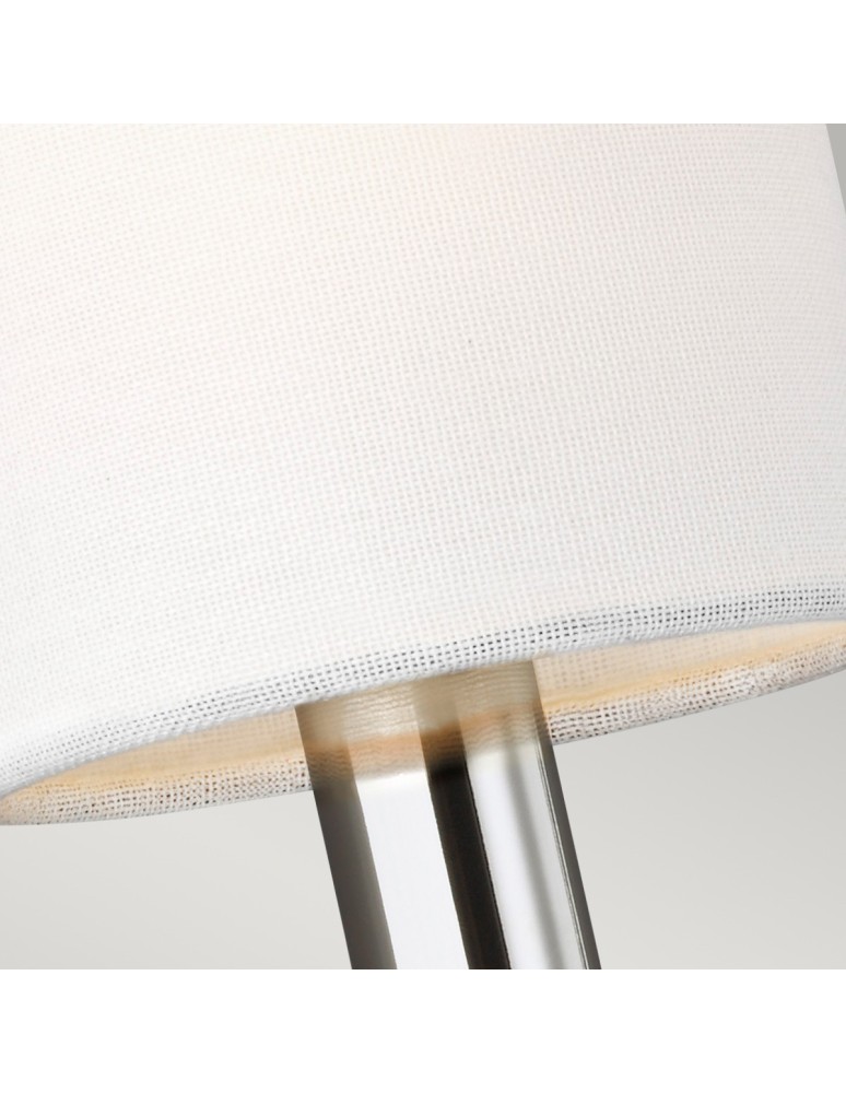 Wall lamps with lampshade - Elstead BRIANNA Wall lamp E14 2x60W Nickel FE-BRIANNA2-PN - product kolory-swiatla.pl 4