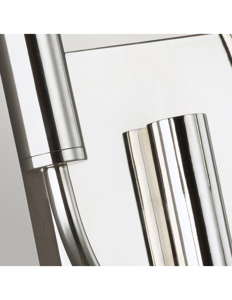 Wall lamps with lampshade - Elstead BRIANNA Wall lamp E14 2x60W Nickel FE-BRIANNA2-PN - product kolory-swiatla.pl 5