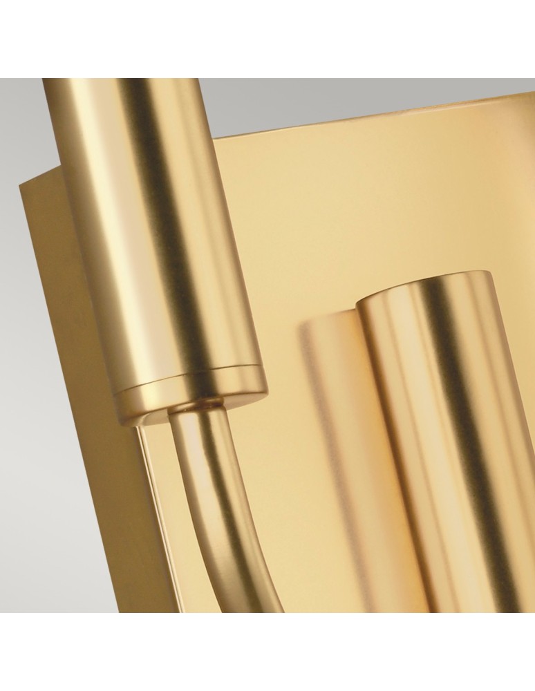 Wall lamps with lampshade - Elstead BRIANNA Wall lamp E14 2x60W Brass FE-BRIANNA2-BB - product kolory-swiatla.pl 3