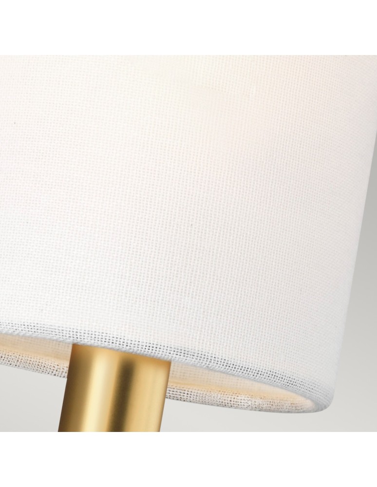 Wall lamps with lampshade - Elstead BRIANNA Wall lamp E14 2x60W Brass FE-BRIANNA2-BB - product kolory-swiatla.pl 4