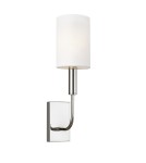 Wall lamps with lampshade - Elstead BRIANNA Wall lamp E14 1x60W Nickel FE-BRIANNA1-PN - product 1