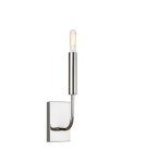 Wall lamps with lampshade - Elstead BRIANNA Wall lamp E14 1x60W Nickel FE-BRIANNA1-PN - product 2