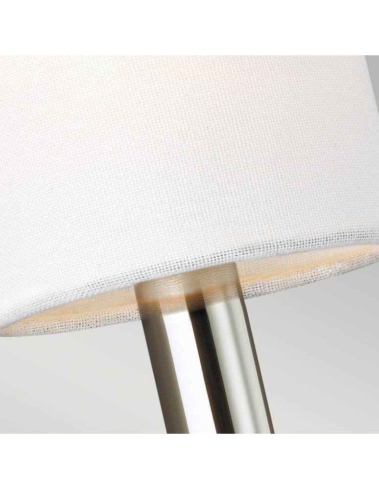 Wall lamps with lampshade - Elstead BRIANNA Wall lamp E14 1x60W Nickel FE-BRIANNA1-PN - product kolory-swiatla.pl 3
