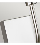 Wall lamps with lampshade - Elstead BRIANNA Wall lamp E14 1x60W Nickel FE-BRIANNA1-PN - product 4