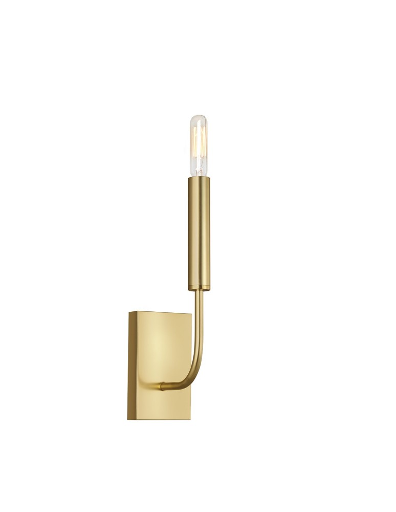 Wall lamps with lampshade - Elstead BRIANNA Wall lamp E14 1x60W Brass FE-BRIANNA1-BB - product kolory-swiatla.pl 2