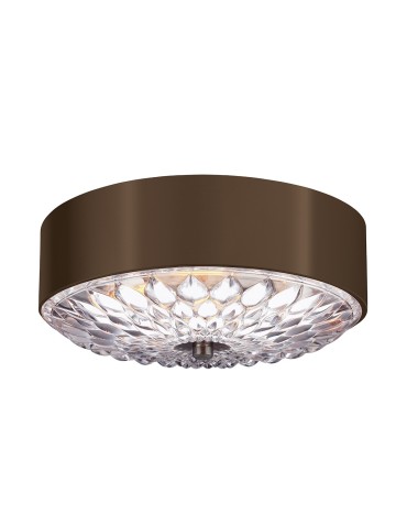 Elstead BOTANIC Plafond E27 3x60W Brass FE-BOTANIC-F-S