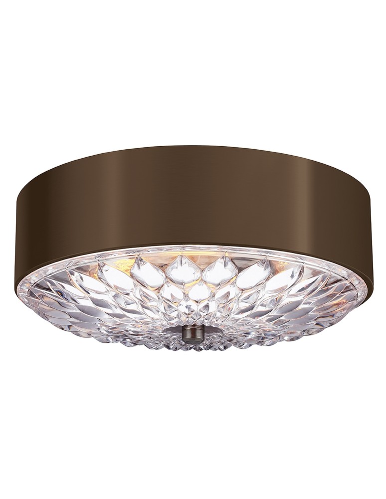 Lampy sufitowe - Elstead BOTANIC Plafon E27 3x60W Mosiądz FE-BOTANIC-F-M - produkt kolory-swiatla.pl 1