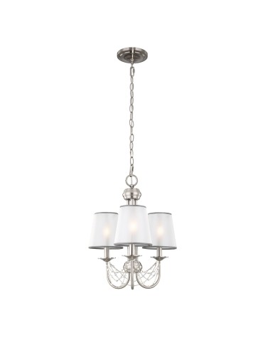 Elstead AVELINE Chandelier E14 3x60W Steel FE-AVELINE3