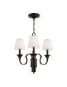 Elstead ARBOR CREEK 3x60W Brown E14 Chandelier FE-ARBOR-CREEK3.