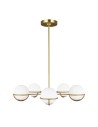 Elstead APOLLO Chandelier G9 5x3W Brass FE-APOLLO5-BB