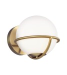 Wall lamps spheres - Elstead APOLLO Wall lamp G9 1x3W Brass FE-APOLLO1-BB - product 1