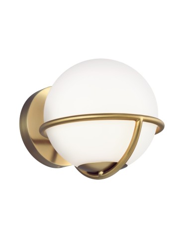 Elstead APOLLO Wall lamp G9 1x3W Brass FE-APOLLO1-BB