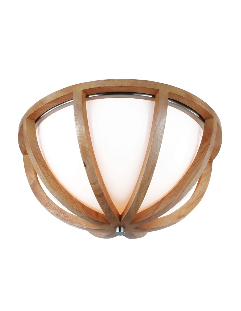 Ceiling lamps - Elstead ALLIER Plafond E27 2x60W Bronze/Stainless Steel FE-ALLIER-F-LW - product kolory-swiatla.pl 1