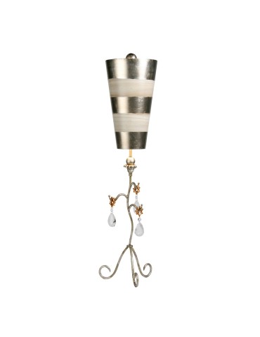 Elstead TIVOLI Lampa Stołowa E27 1x60W Srebrny/Kremowy FB-TIVOLI-TL-SV