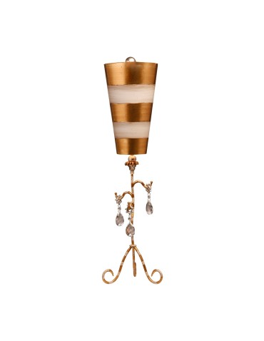 Elstead TIVOLI Table Lamp E27 1x60W Gold/Cream FB-TIVOLI-TL-GD
