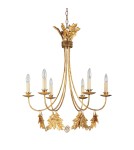 Chandelier chandeliers - Elstead SWEET OLIVE Chandelier E14 6x60W Gold FB-SWEET-OLIVE6 - product 1