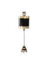 Elstead PHOENICIAN E27 1x60W Black/Silver Table Lamp FB-PHOENICIAN-TL