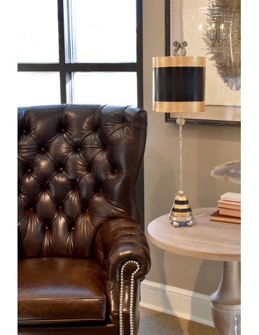 Elstead PHOENICIAN E27 1x60W Black/Silver Table Lamp FB-PHOENICIAN-TL - product 2