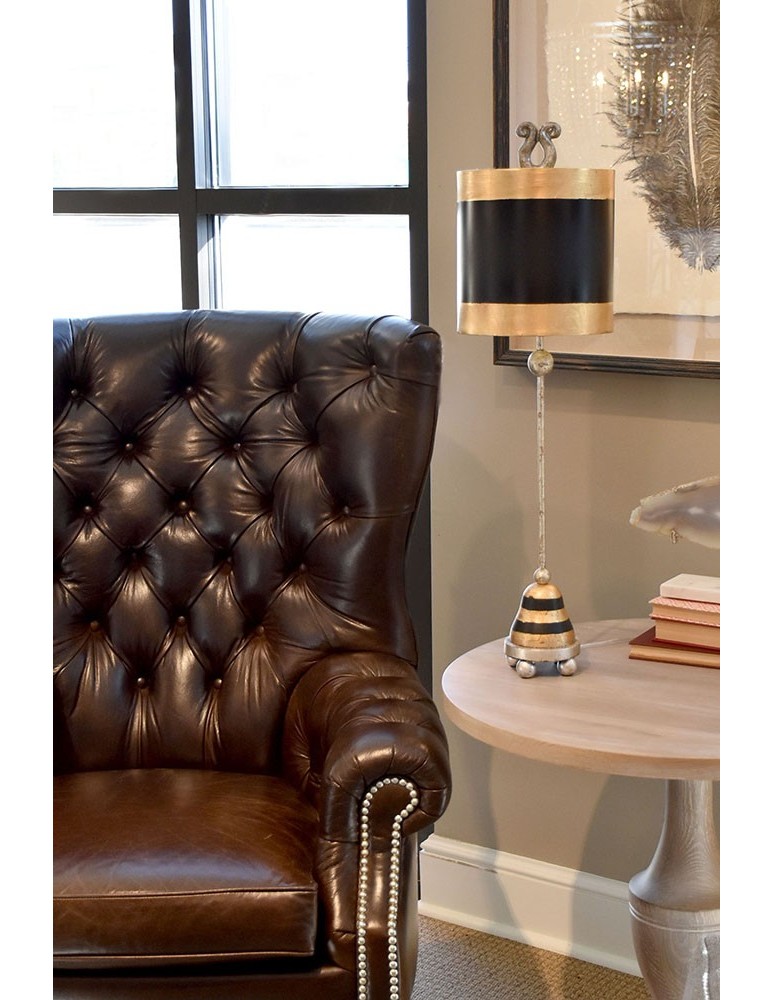 Lampy stołowe - Elstead PHOENICIAN Lampa Stołowa E27 1x60W Czarny/Srebrny FB-PHOENICIAN-TL - produkt kolory-swiatla.pl 2