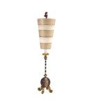 Table lamps - Elstead LE CIRQUE E27 Table Lamp 1x60W Cream/Gold FB-LE-CIRQUE-TL - product 1