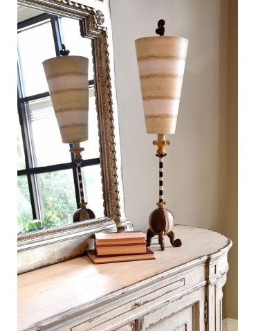 Elstead LE CIRQUE E27 Table Lamp 1x60W Cream/Gold FB-LE-CIRQUE-TL - product 2