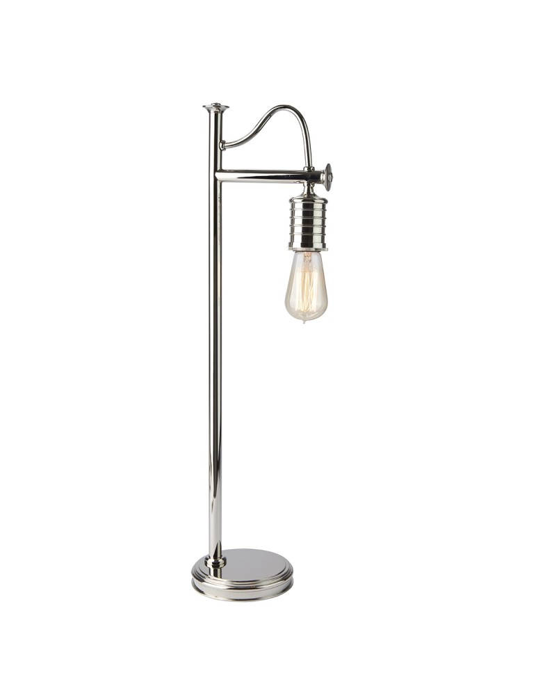 Loft table lamps - industrial - Elstead DOUILLE Table Lamp E27 1x60W Nickel DOUILLE-TL-PN - product kolory-swiatla.pl 1