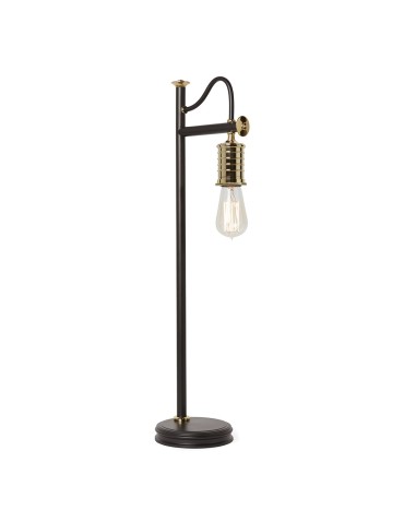 Elstead DOUILLE E27 Table Lamp 1x60W Black/Brass DOUILLE-TL-BPB