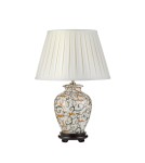 Classic table lamps - Elstead SOLING Table Lamp E27 1x60W Cream/Orange DL-SOLING-TL - product 1
