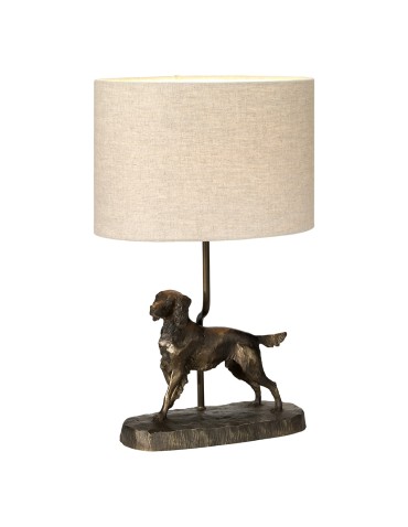 Elstead RUFUS Table Lamp E27 1x40W Brown DL-RUFUS-TL