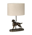 Table lamps with lampshade - Elstead RUFUS Table Lamp E27 1x40W Brown DL-RUFUS-TL - product 2