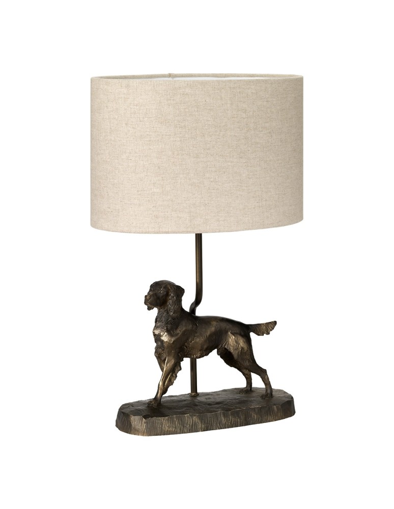 Table lamps with lampshade - Elstead RUFUS Table Lamp E27 1x40W Brown DL-RUFUS-TL - product kolory-swiatla.pl 2