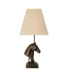 Table lamps with lampshade - Elstead ECLIPSE Table Lamp E27 1x40W Brown DL-ECLIPSE-TL. - product 1