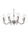 Elstead ARMAND Chandelier E14 8x40W Steel DL-ARMAND8-PN