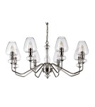 Modern chandeliers - Elstead ARMAND Chandelier E14 8x40W Steel DL-ARMAND8-PN - product 2