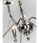 Modern chandeliers - Elstead ARMAND Chandelier E14 5x40W Steel DL-ARMAND5-PN - product 2