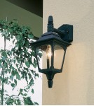 Outdoor wall lamps - Elstead CHAPEL Wall lamp E27 1x100W IP44 Black CPM2-BLACK - product 2