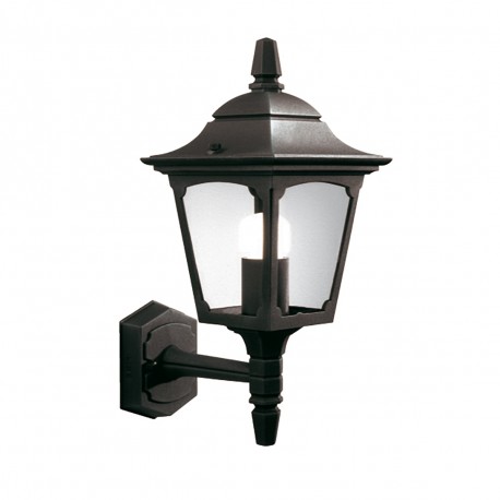 Elstead CHAPEL Kinkiet E27 1x100W IP44 Czarny CPM1-BLACK