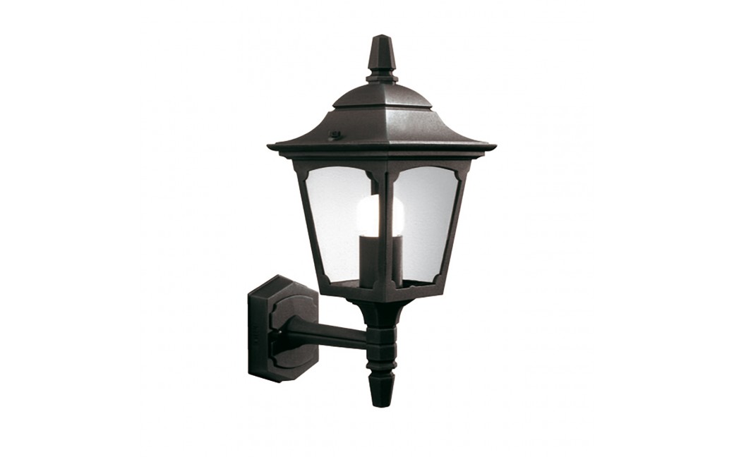 Elstead CHAPEL Kinkiet E27 1x100W IP44 Czarny CPM1-BLACK