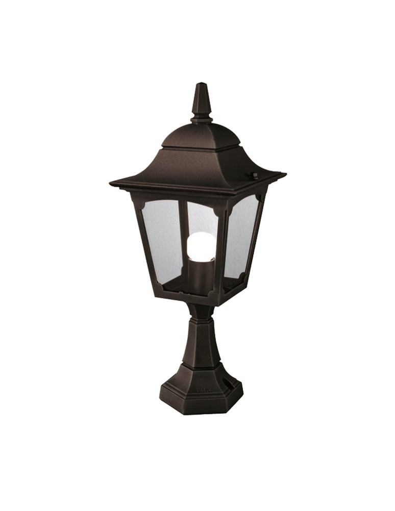 Standing garden lamps - Elstead CHAPEL Outdoor Standing E27 1x100W IP44 Black CP4-BLACK - product kolory-swiatla.pl 1